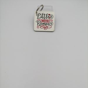 Novelty Keyrings Rectangular Single Sided